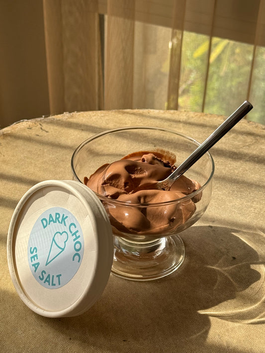 Fahad's Dark Chocolate Sea Salt Ice Cream
