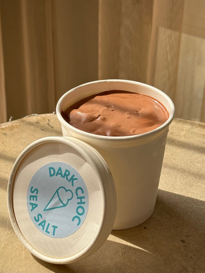 Fahad's Dark Chocolate Sea Salt Ice Cream